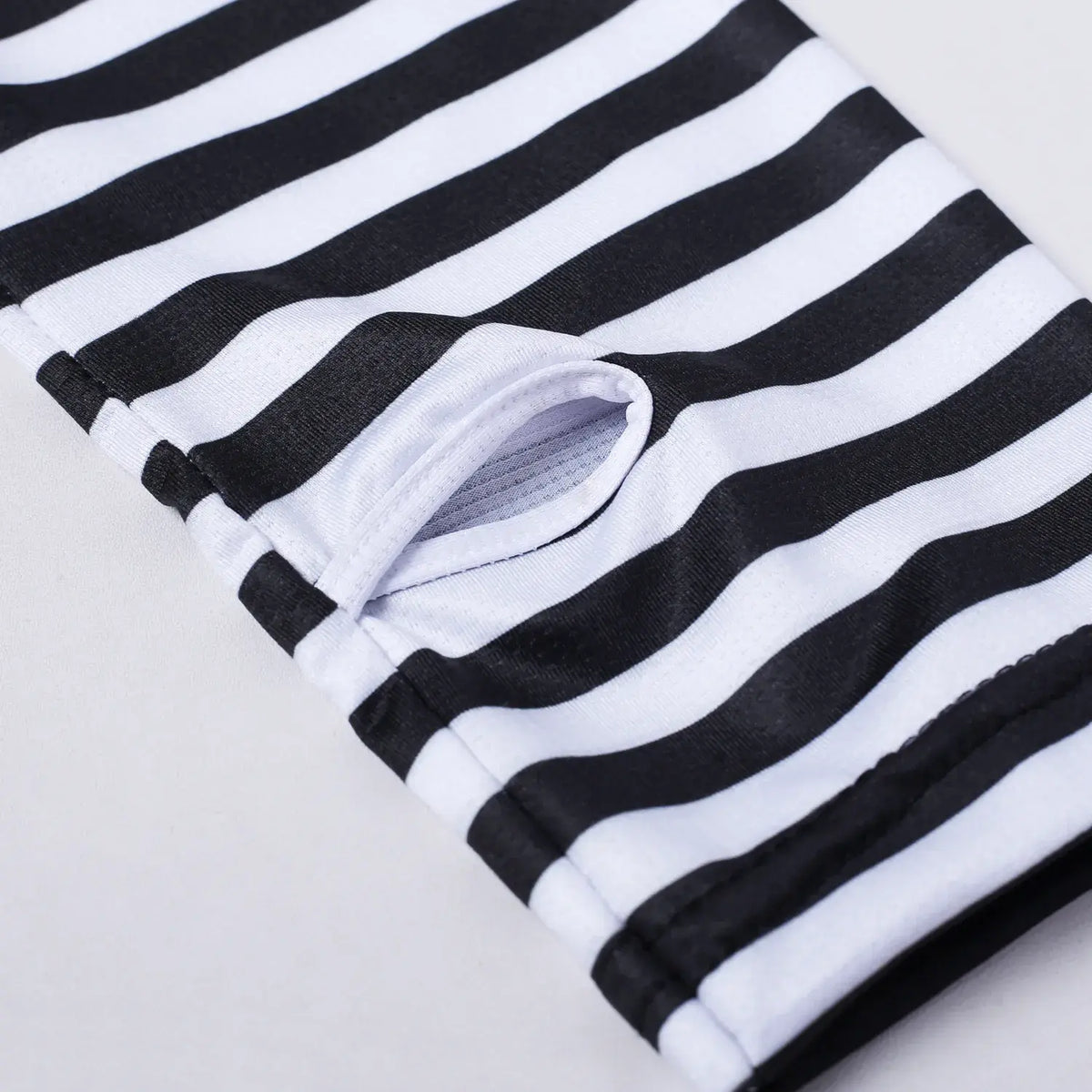 Drew LongSleeve Stripe White Black - Capslock Forher