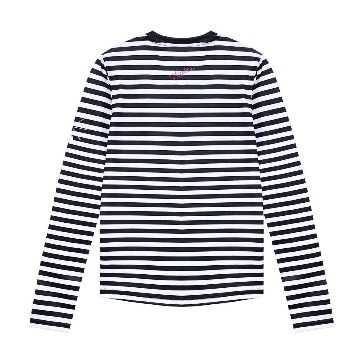 Drew LongSleeve Stripe White Black - Capslock Forher