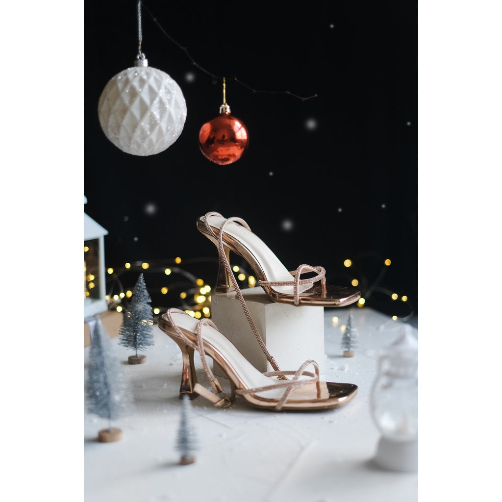 Avery Heels Rose Gold - Cloxvox