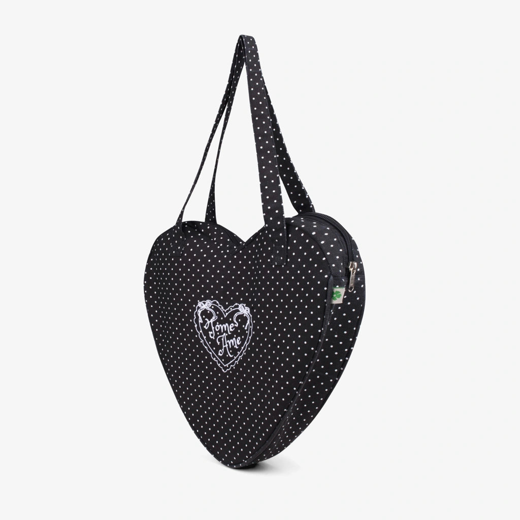 Ame Totebag Polka Dot Black - Tome Ame