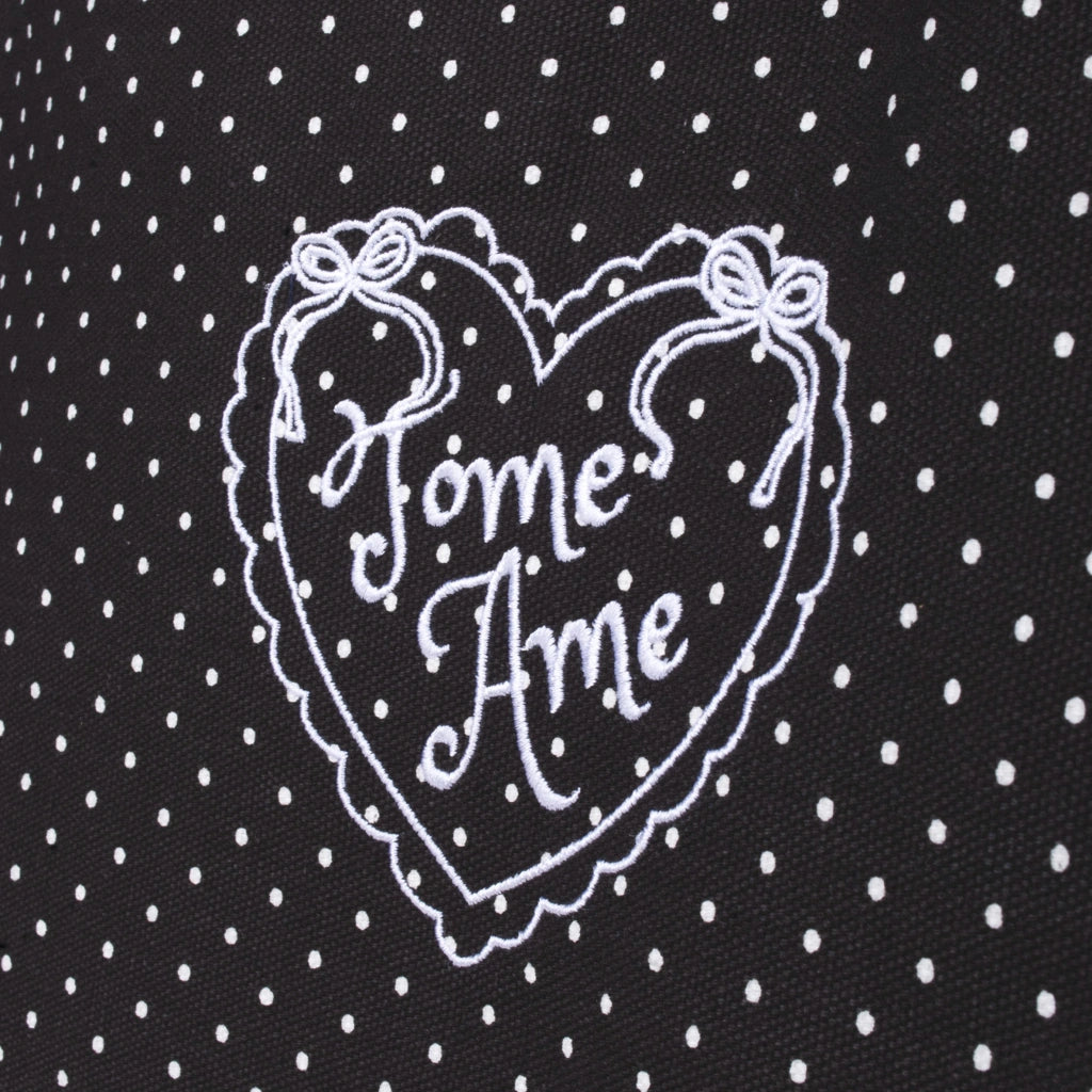 Ame Totebag Polka Dot Black - Tome Ame