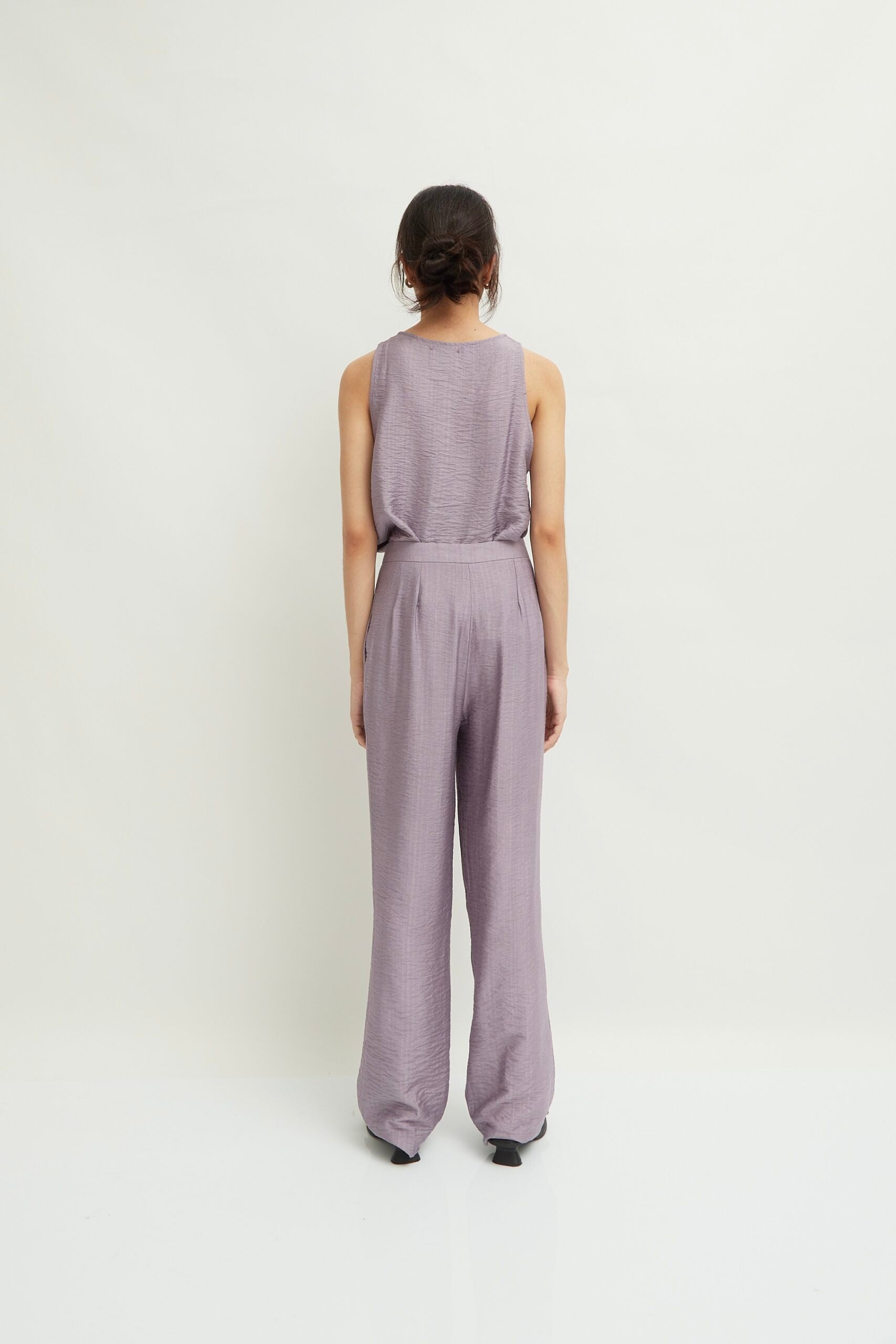 Shop At Velvet Isaora Trousers Lilac Back