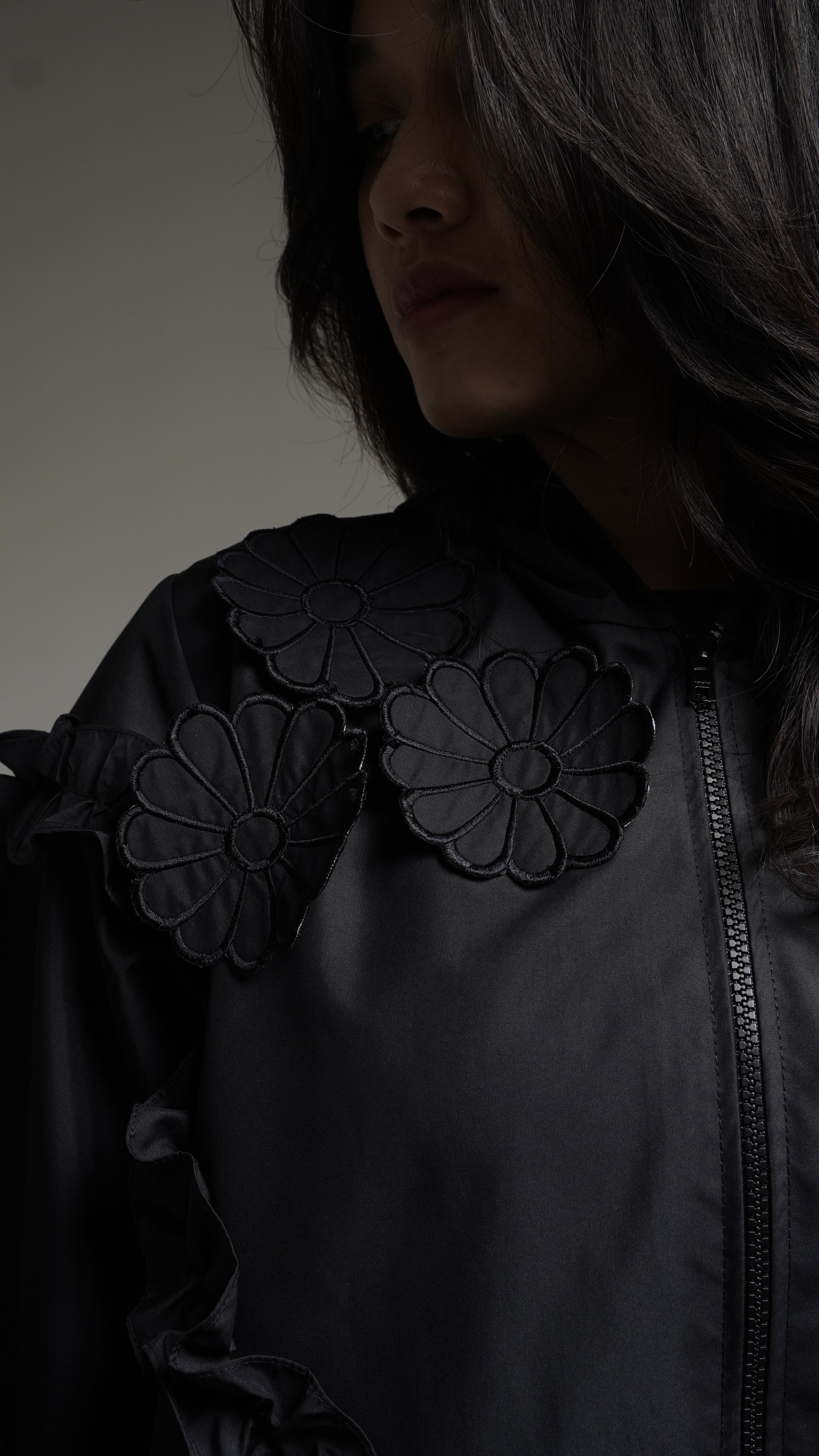Haruna Sporty Jacket Black - House Of Reika (HOR)
