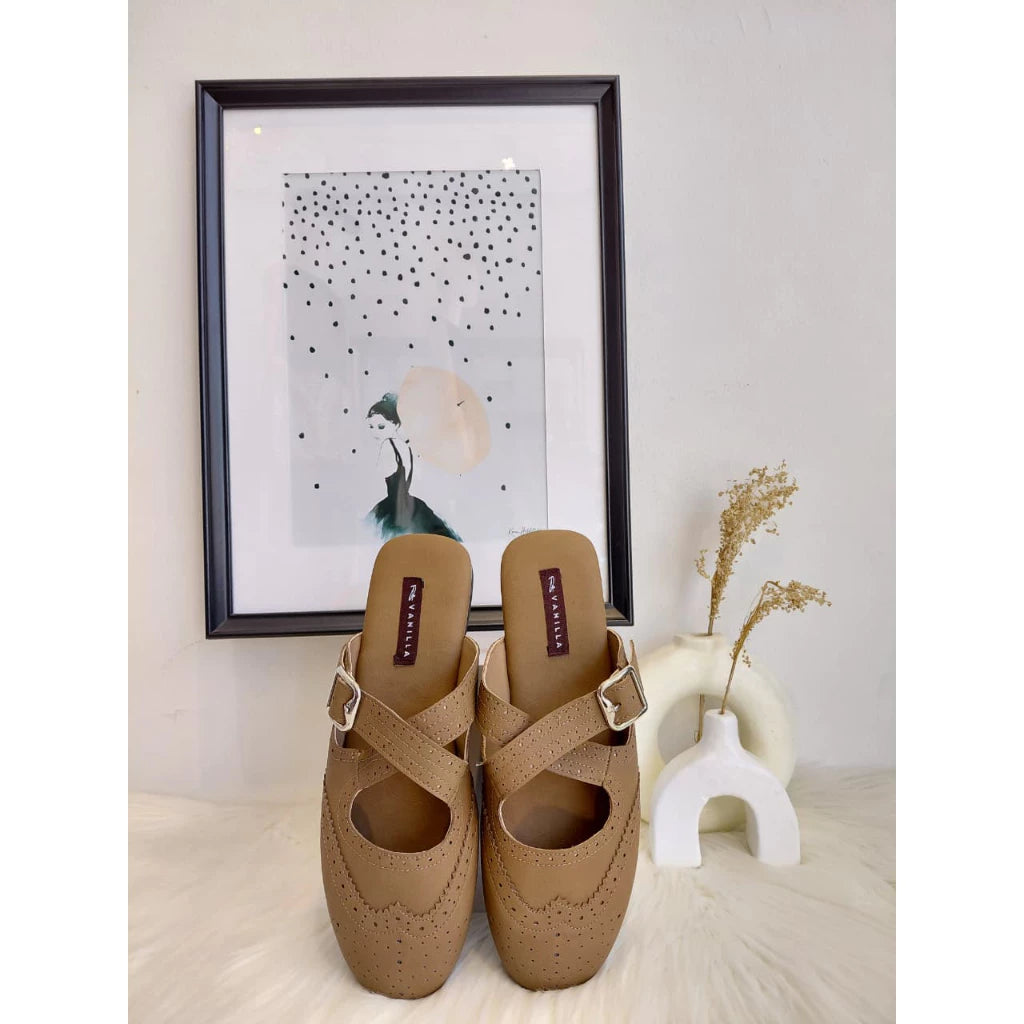 Boston Mules - Vanilla Footwear