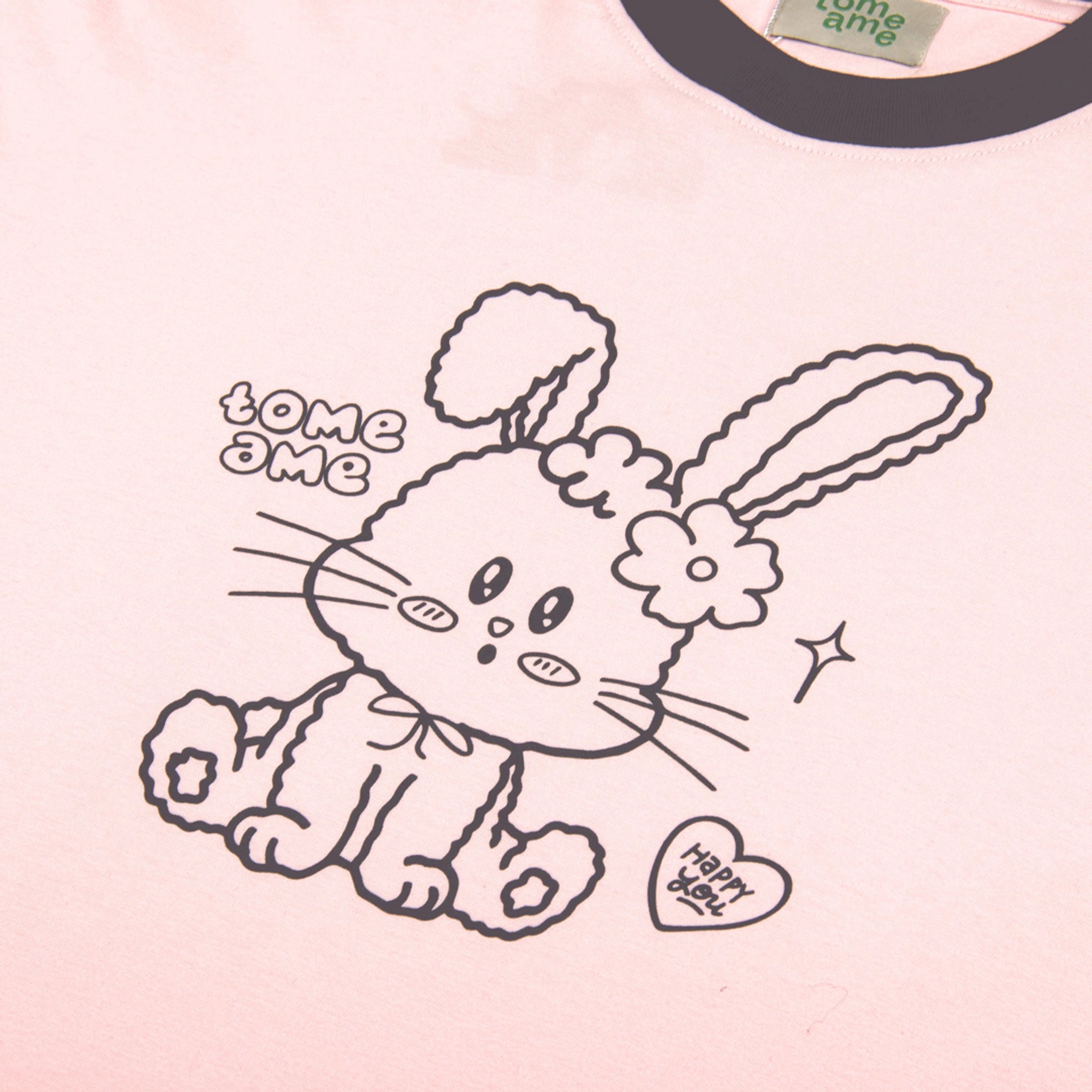 Bunny Pink Longsleeve Tee - Tome Ame