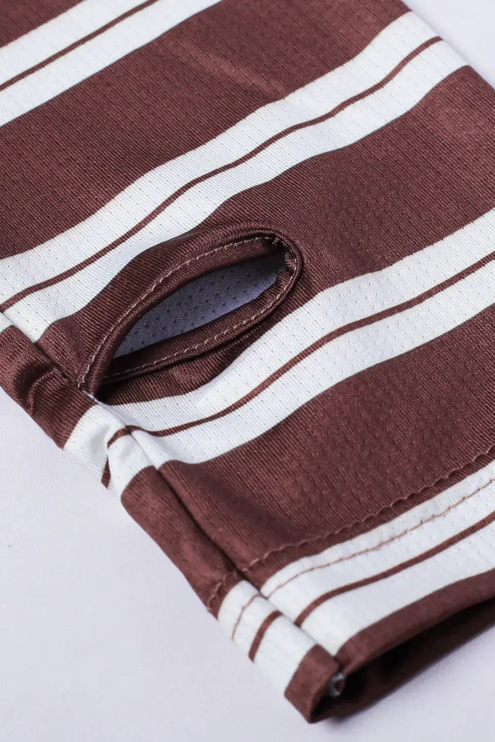 Erin Stripe Longsleeve Brown Cream - Capslock Forher