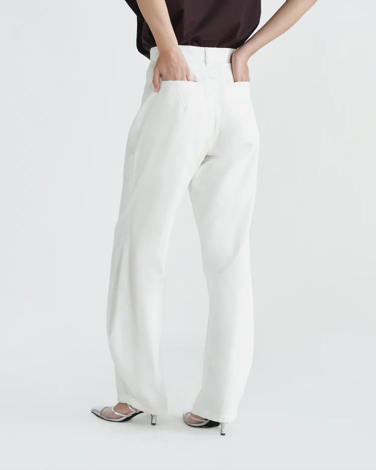 Cirrus Barrel Pants White - Acheté de Nous