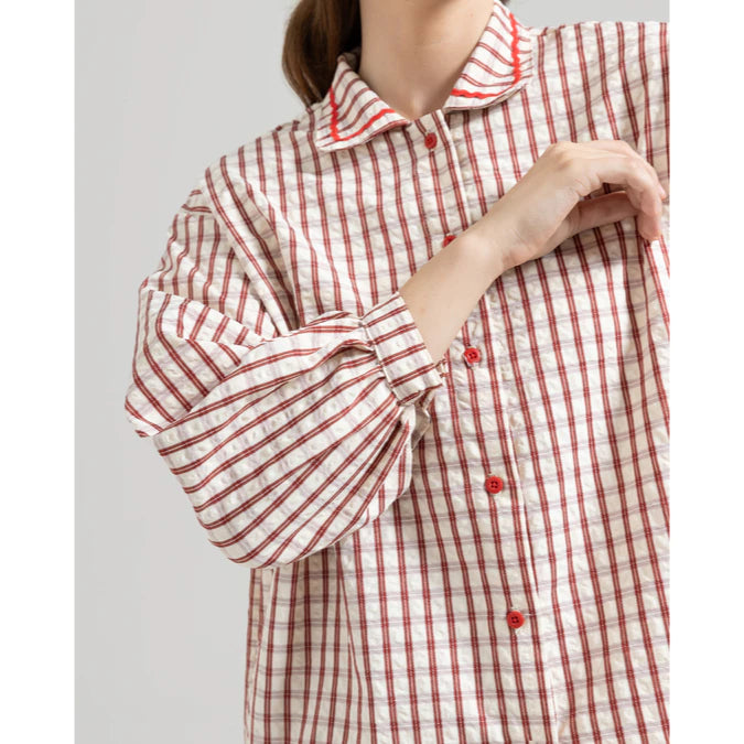Crimson Red Shirt - Tuff Puff