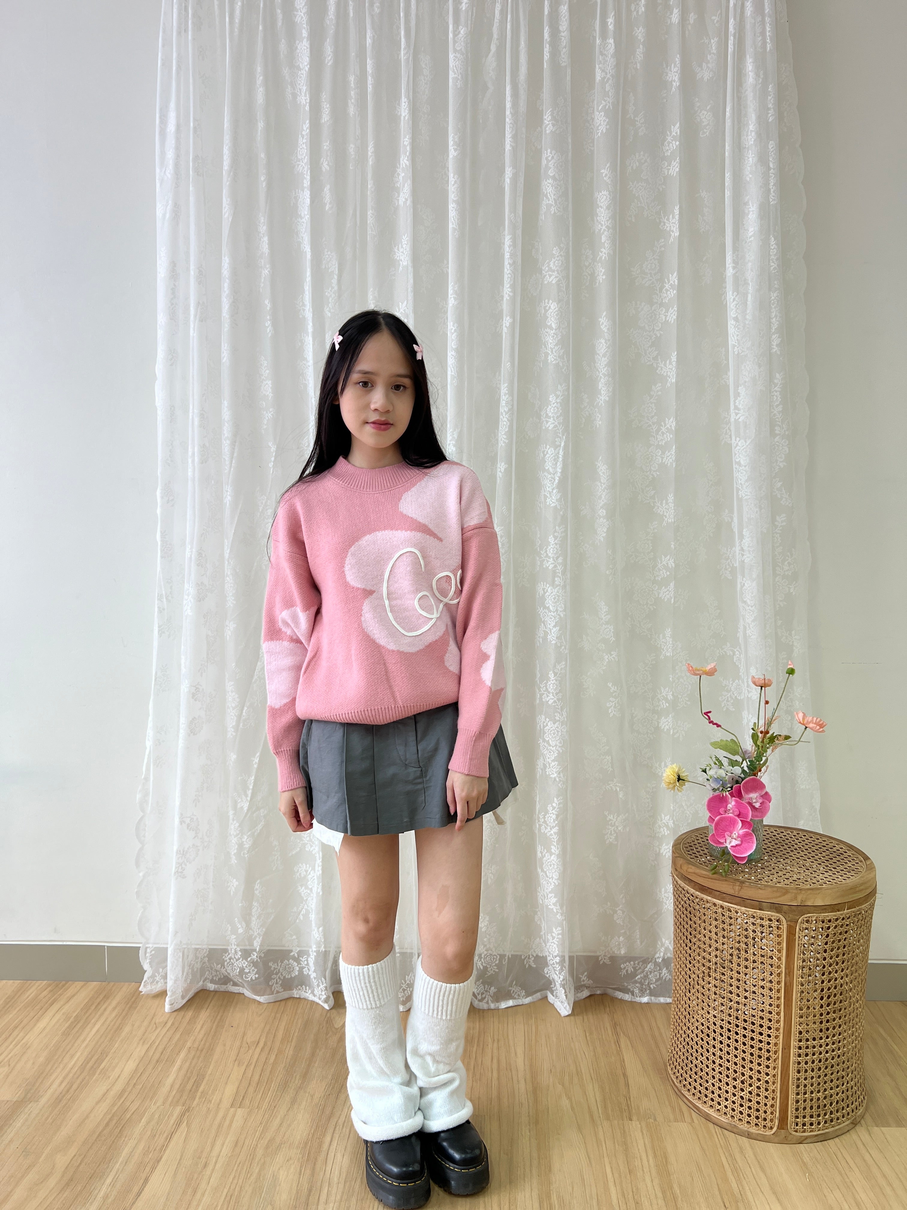 Daisy Pink Sweater - Bling It On
