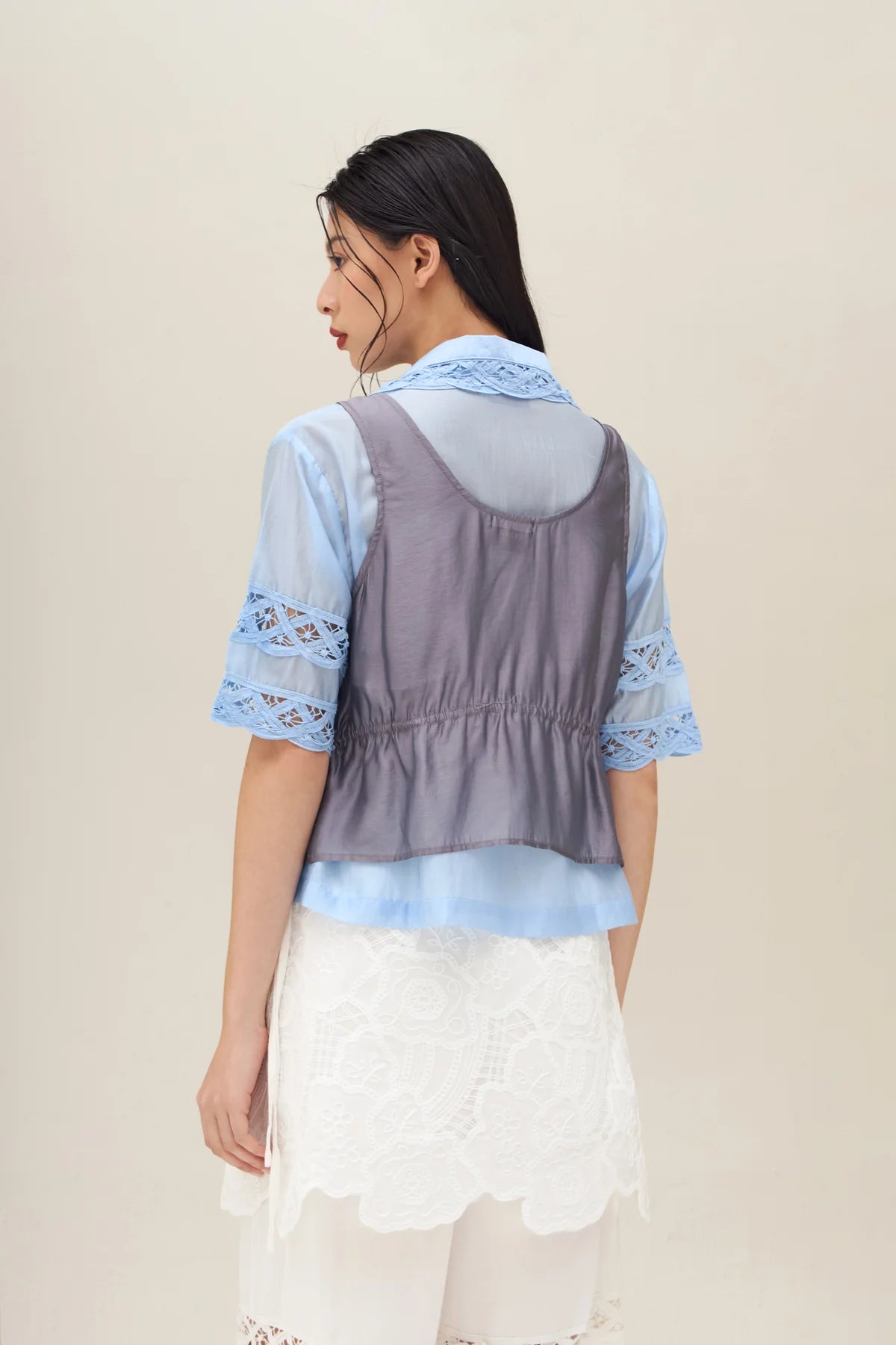 Reece Top Grey - Callie Cotton