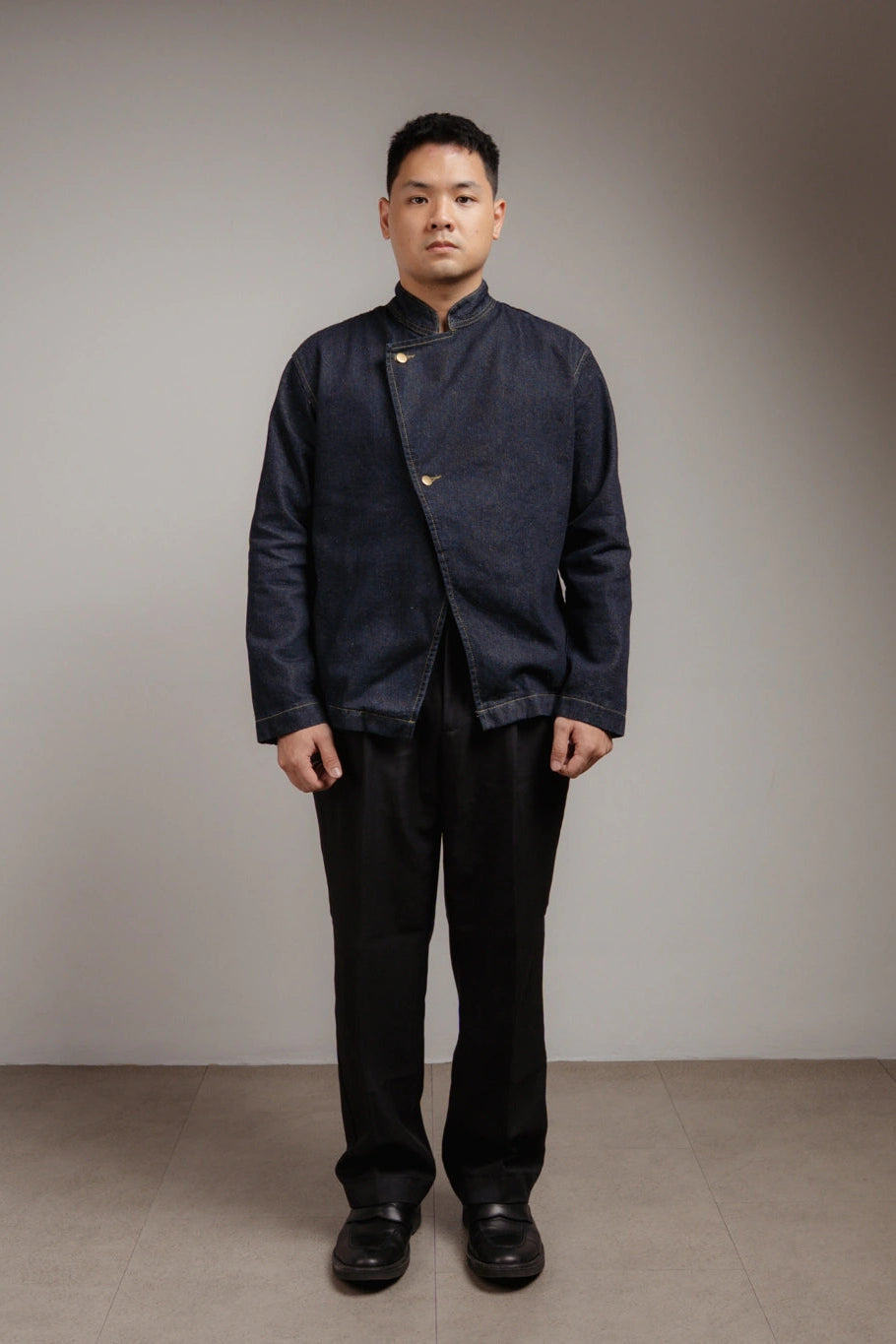 Adipati Beskap Denim Men - Ambra La Moda