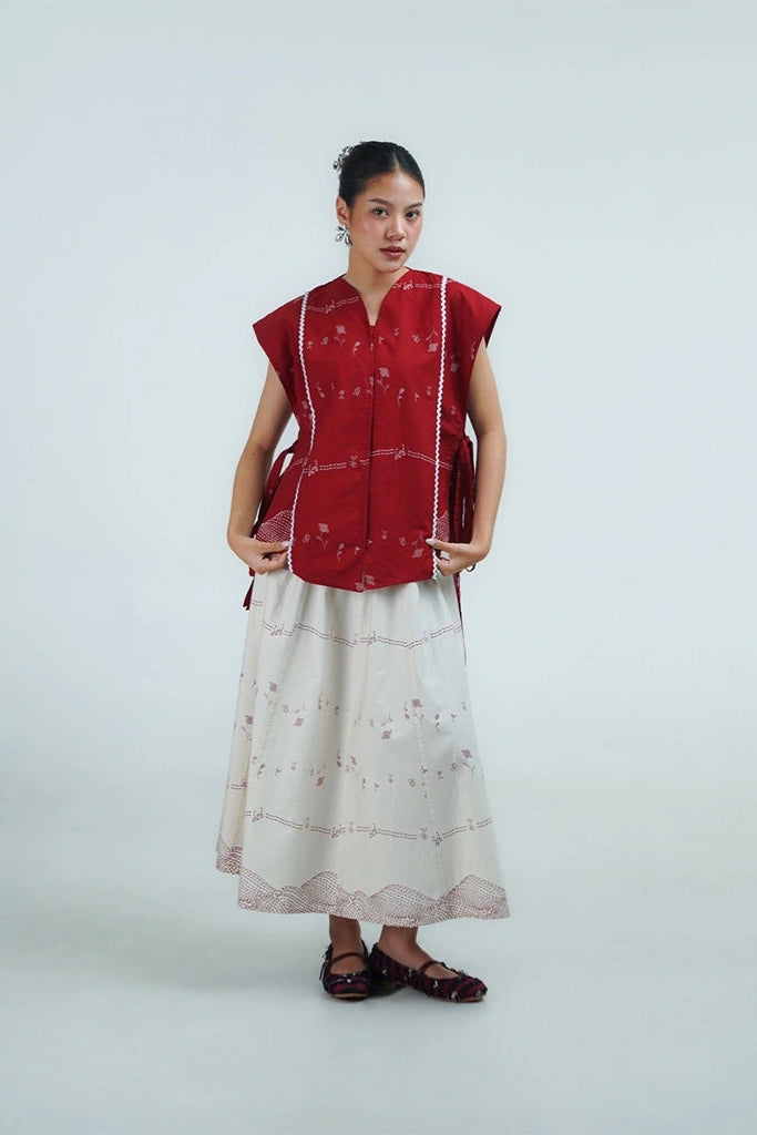 Kembali Vest Red - Damakara