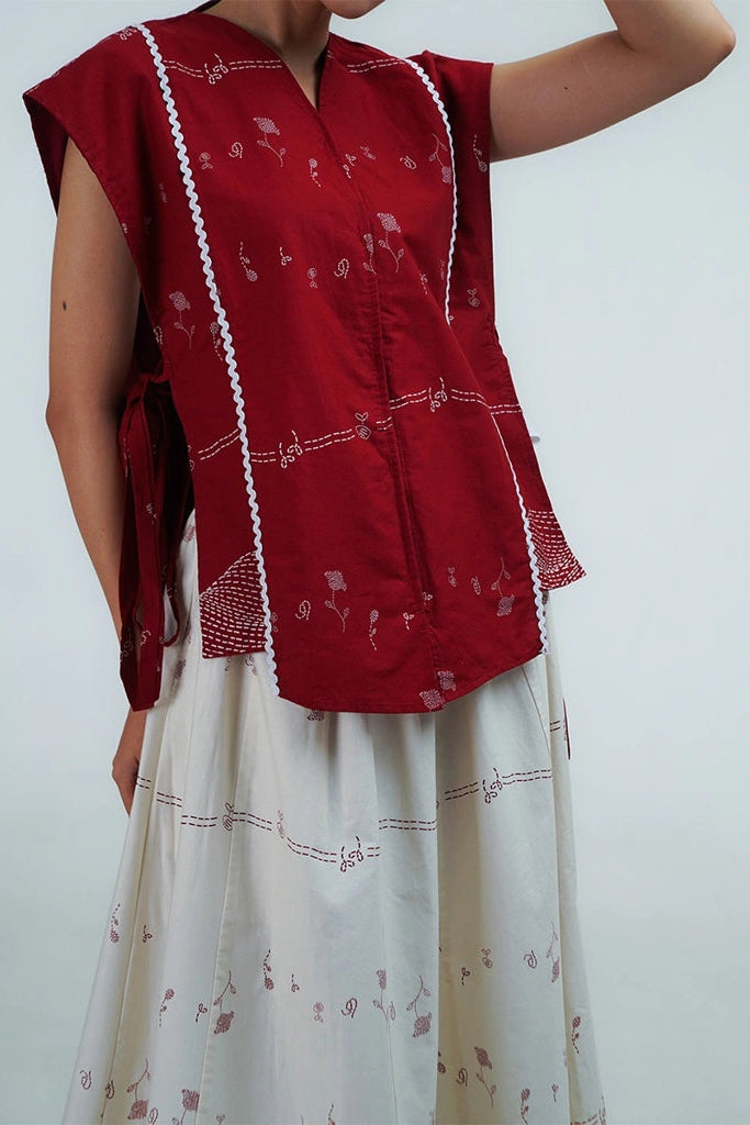 Kembali Vest Red - Damakara