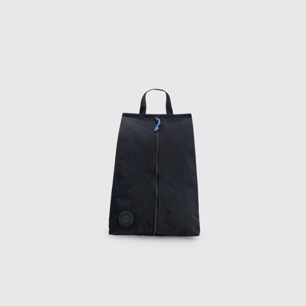 A black Export Bags daily training shoes bag on a white background