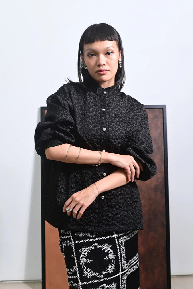 Daisy Shirt Black - Tuff Puff