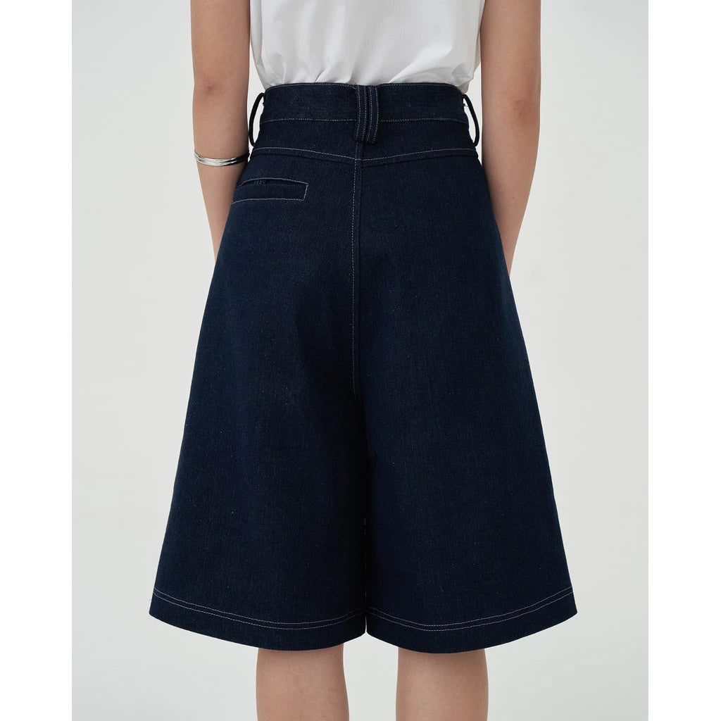 Damson Bermuda Pants Denim - Acheté de Nous