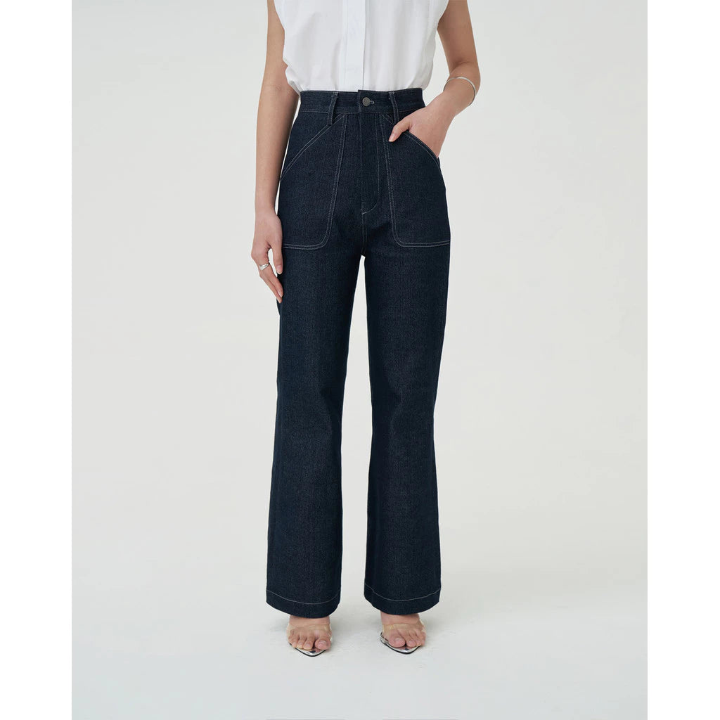 Damson Flare Pants - Acheté de Nous
