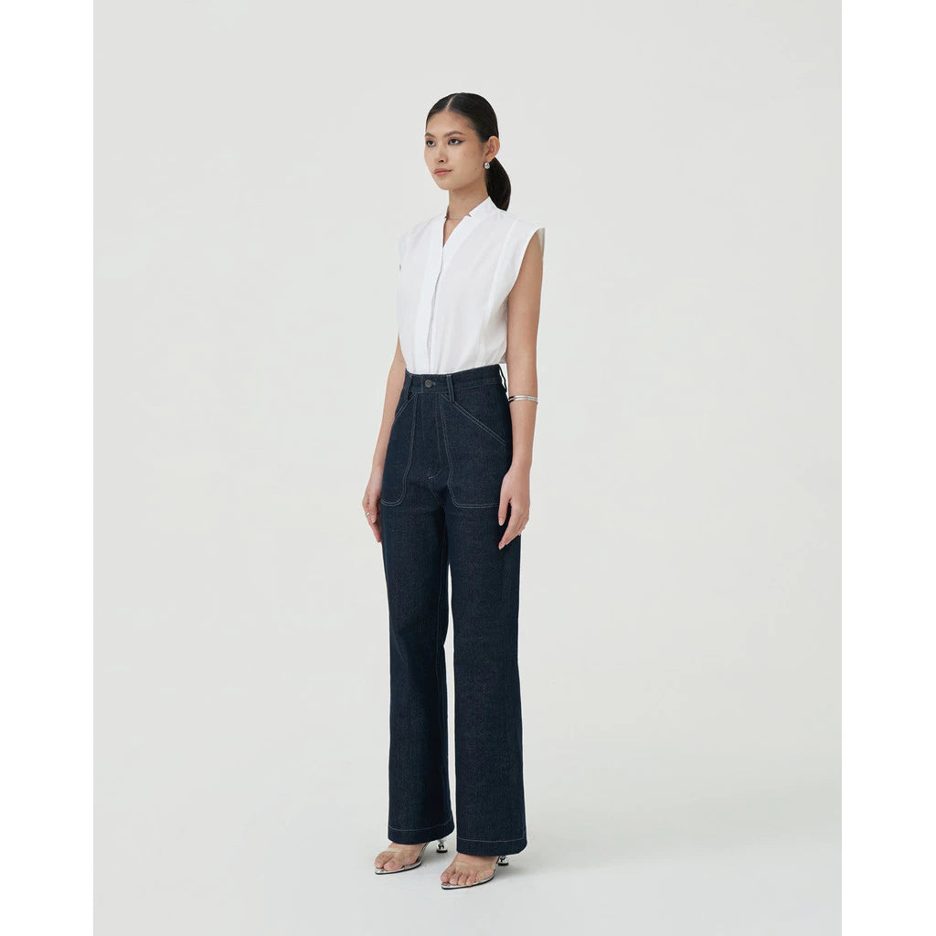 Damson Flare Pants - Acheté de Nous