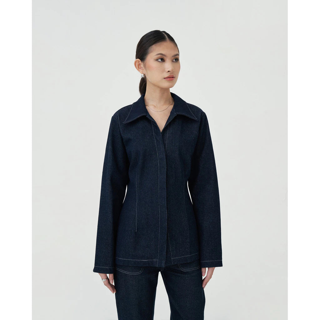 Damson Longsleeves Denim Shirt - Acheté de Nous