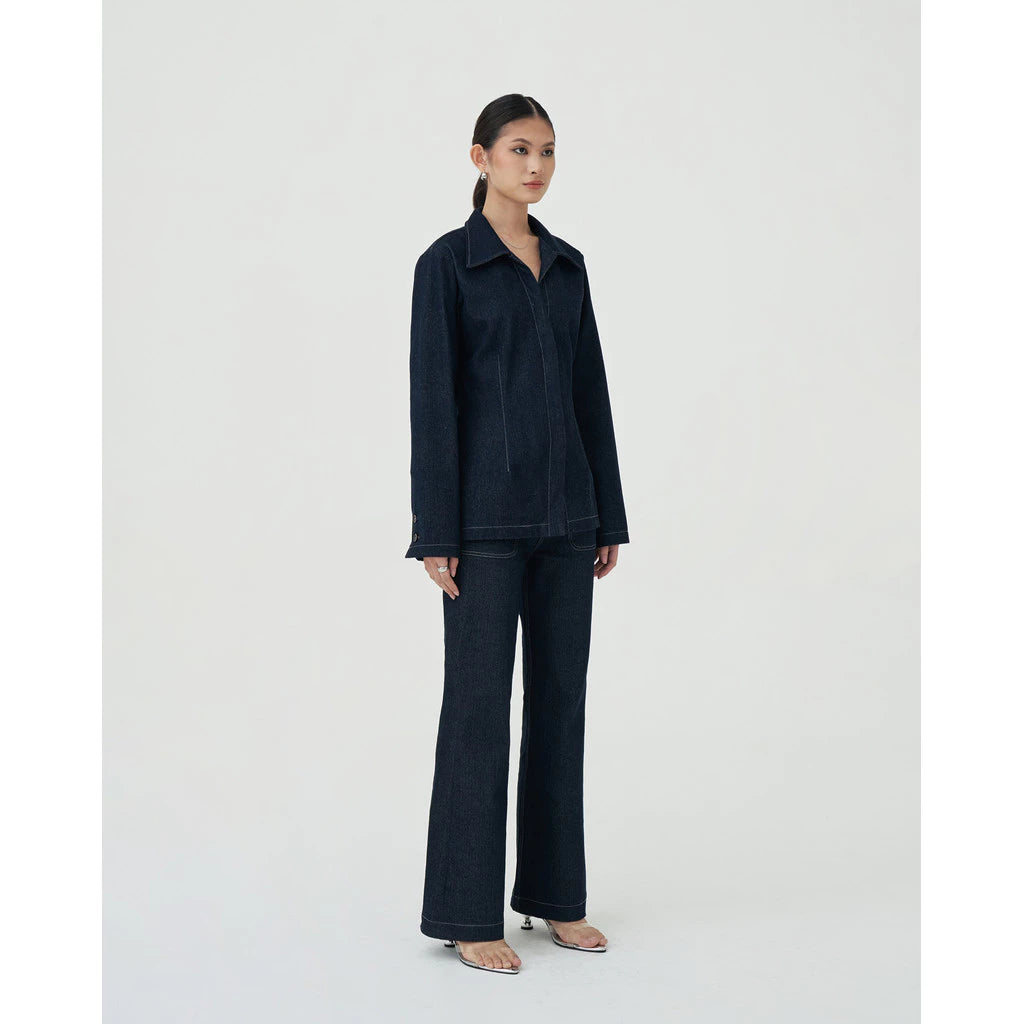 Damson Longsleeves Denim Shirt - Acheté de Nous