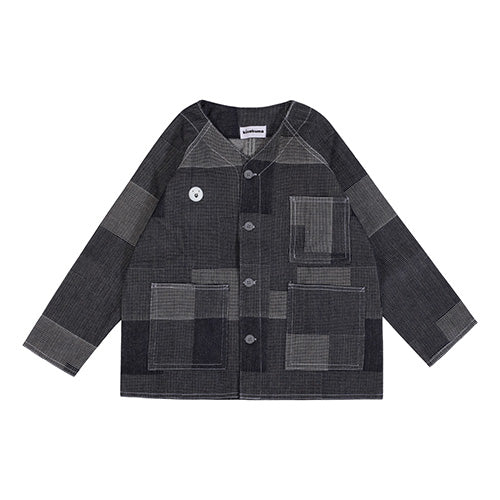 HGL Bambini - Kinokuma Denim Patchwork Jacket - Kinokuma KIds