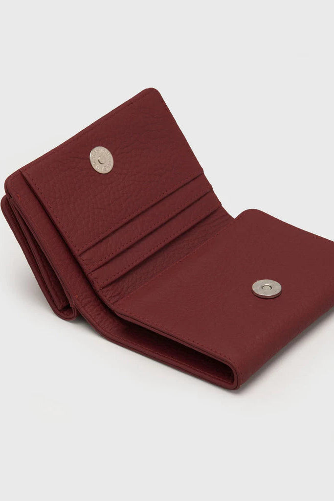 Emily Wallet Genuine Leather Red - Adorable Projects