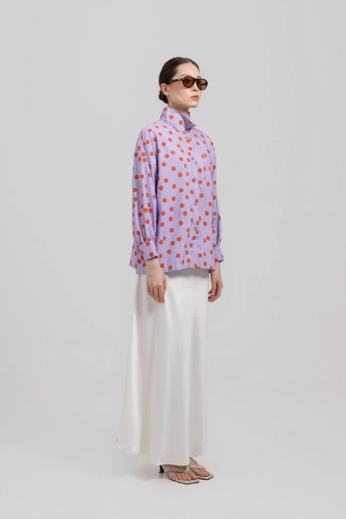 Esme High Collar Pink - Tuff Puff