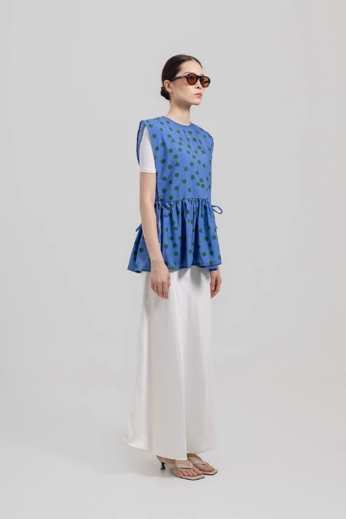 Esme Vest Blue - Tuff Puff