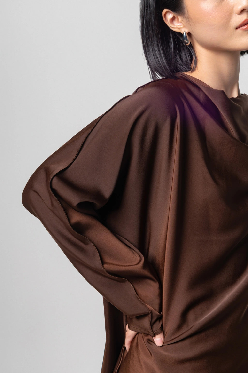 Poise Blouse Brown - Kajuaruna