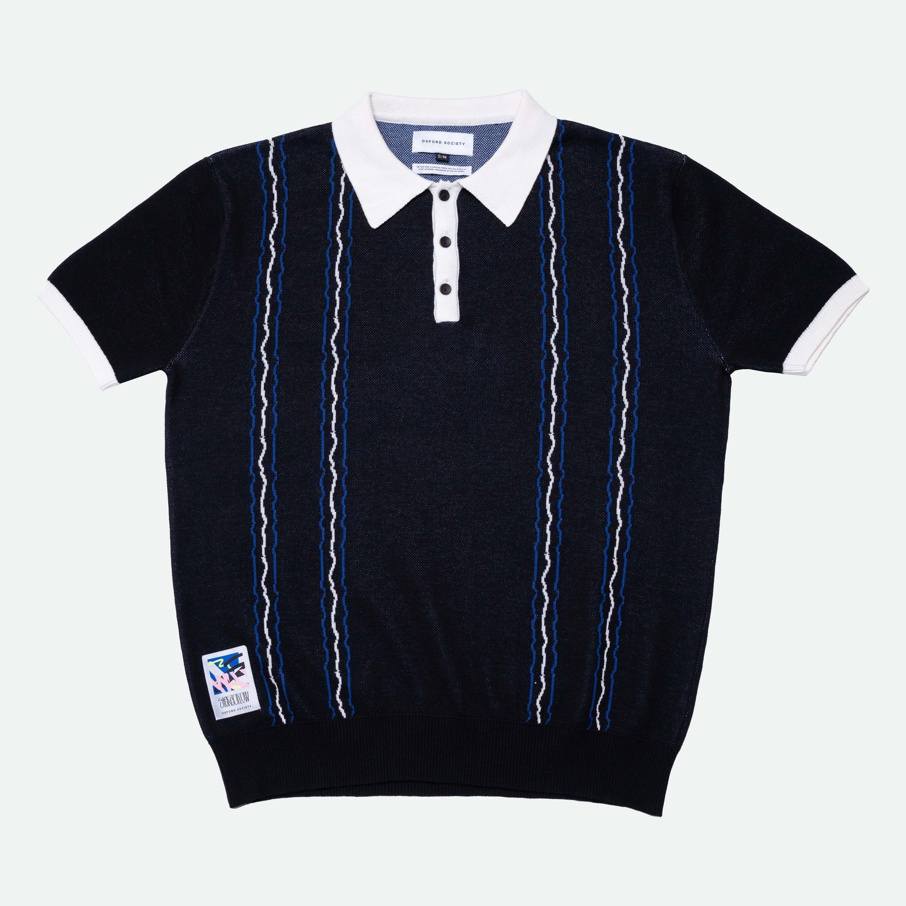 Oxford Society x Stereoflow Barbican Polo Knit - Oxford Society