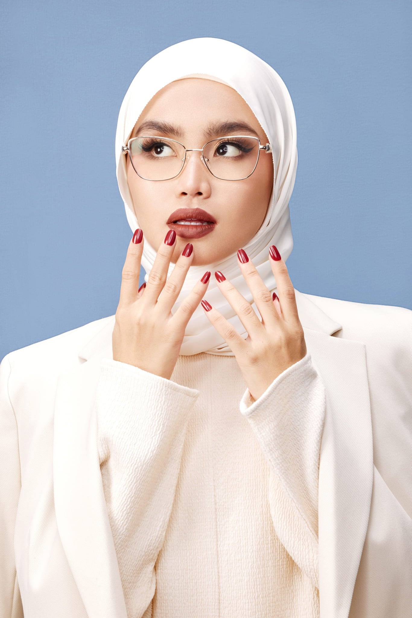 HSF X Sashfir Fleur White Marble - HSF Eyewear