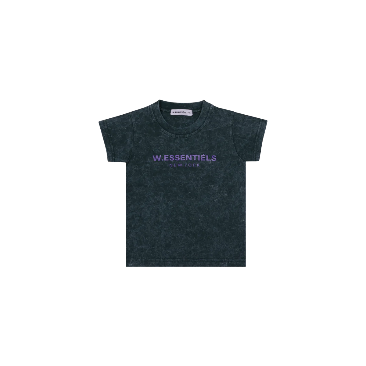 HGL Bambini - Treshold Ref-2126 Acid Wash Tee Emerald Isle -  W.Essentiels Primavera