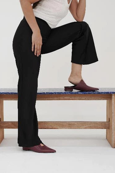 Farfalle Flats Burgundy - Tangerine Marche