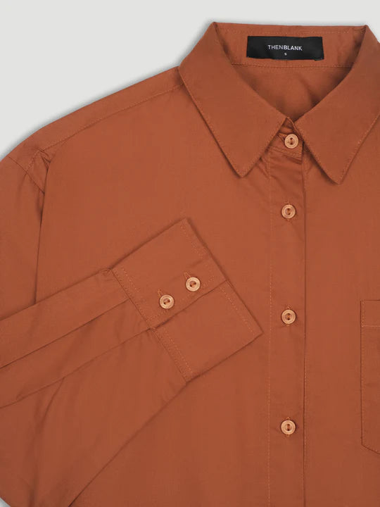 Groovy Shirt Rust - Thenblank