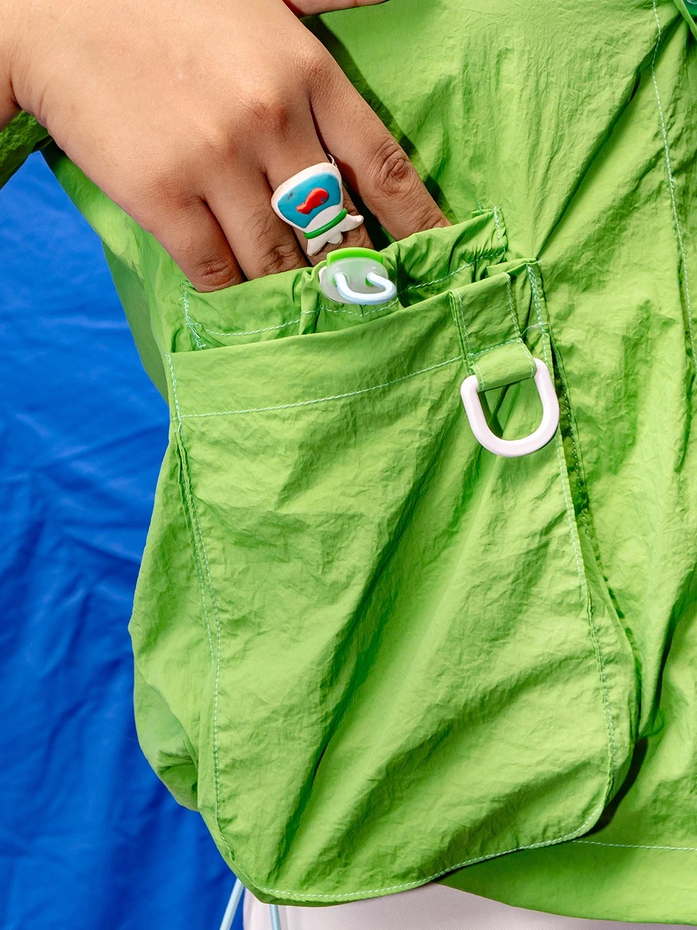 Fluff Van Workshirt Green - Oh.Irv