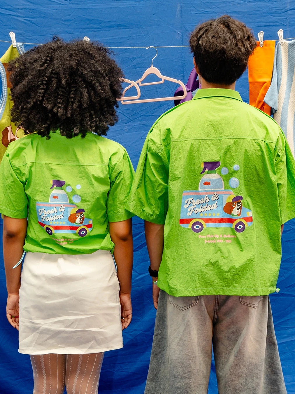 Fluff Van Workshirt Green - Oh.Irv