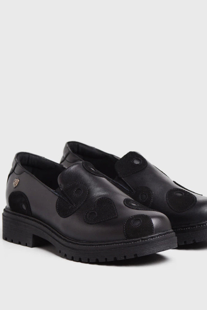 Fressia Loafer Genuine Leather Black - Adorable Projects