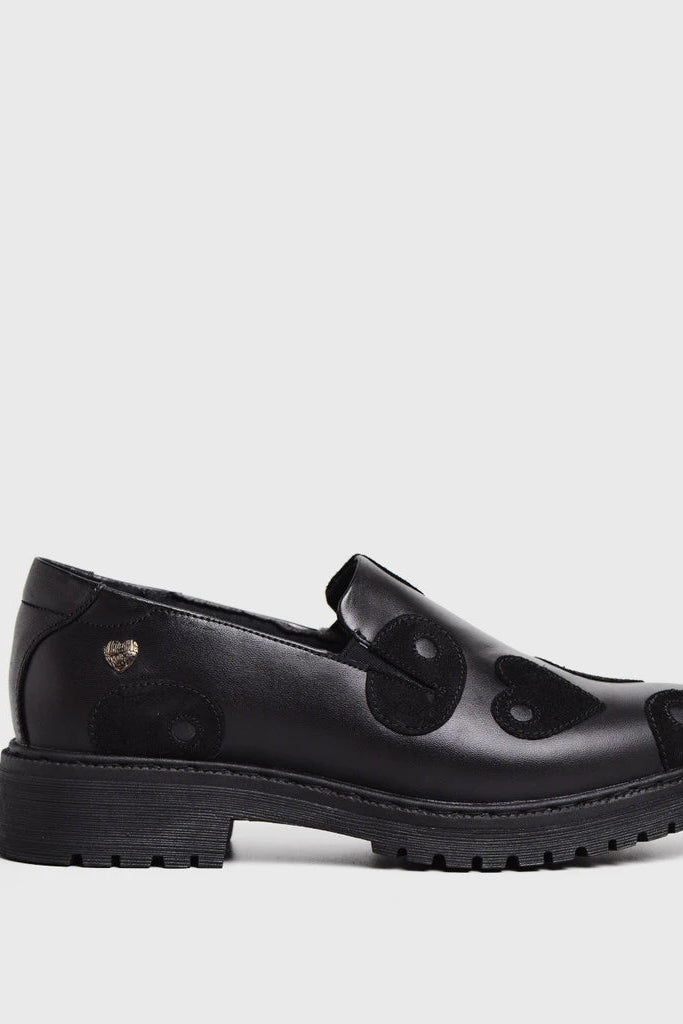 Fressia Loafer Genuine Leather Black - Adorable Projects