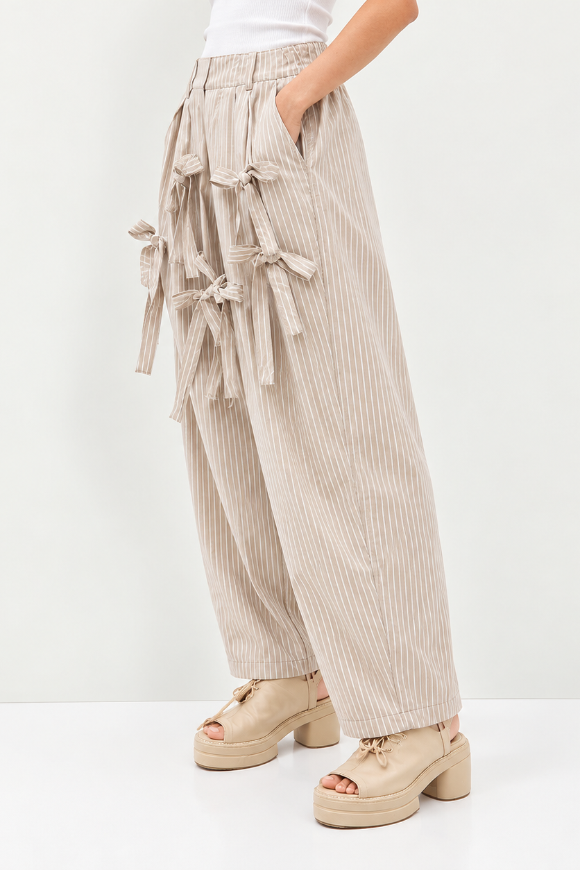 Hadid Stripe Cream - Upside Down