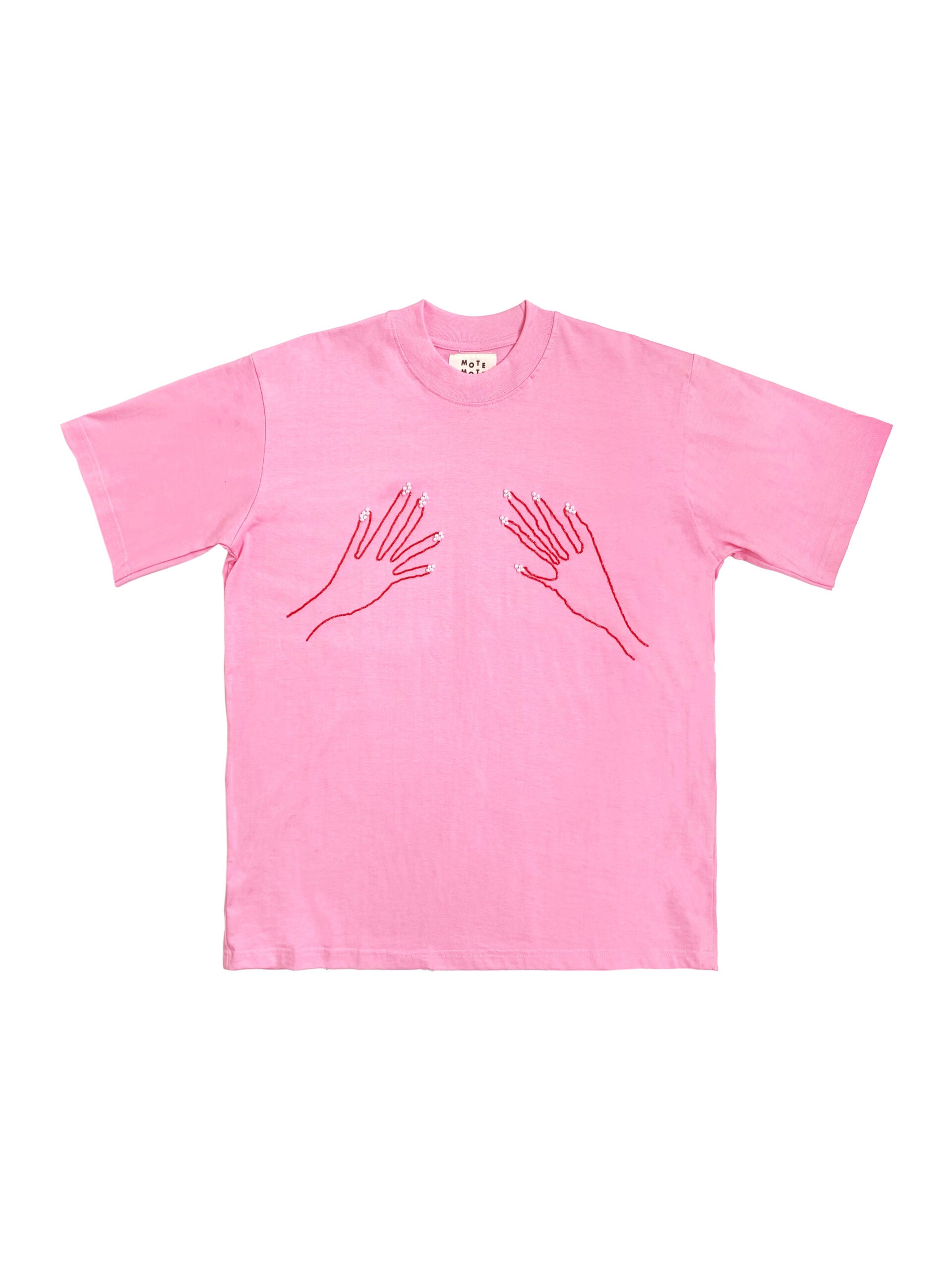 Hands Tshirt Pink - Mote Mote