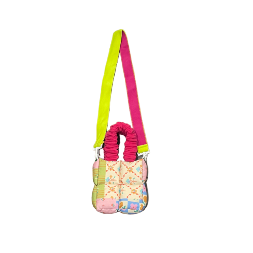 ​Upcycle Square Scrunchie Mini Sling Bag - Smitten By Pattern