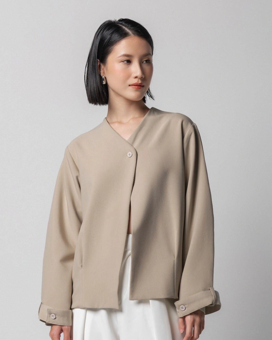 Seina Outer Khaki - Kajuaruna