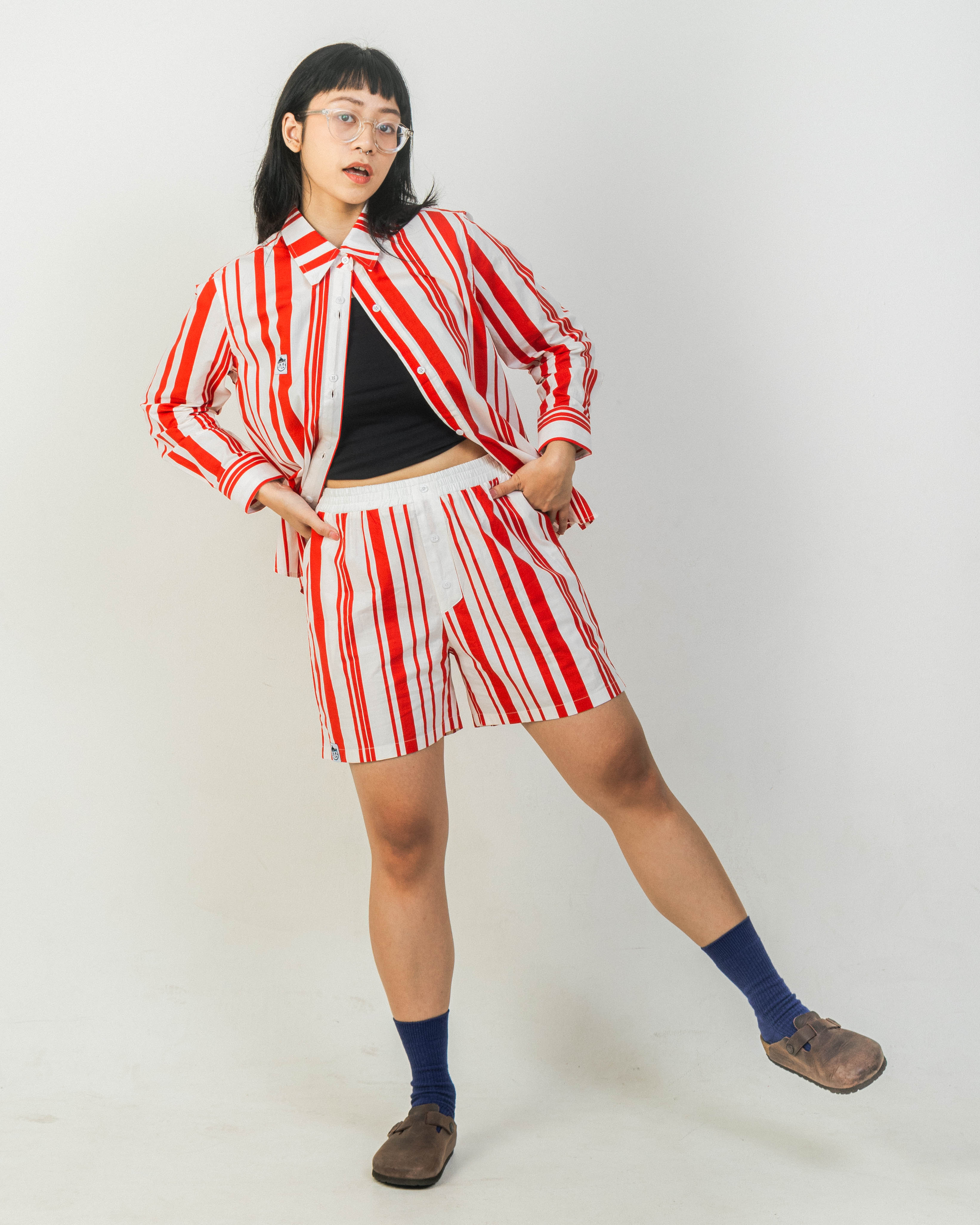 Snug Striped Shorts - Numana