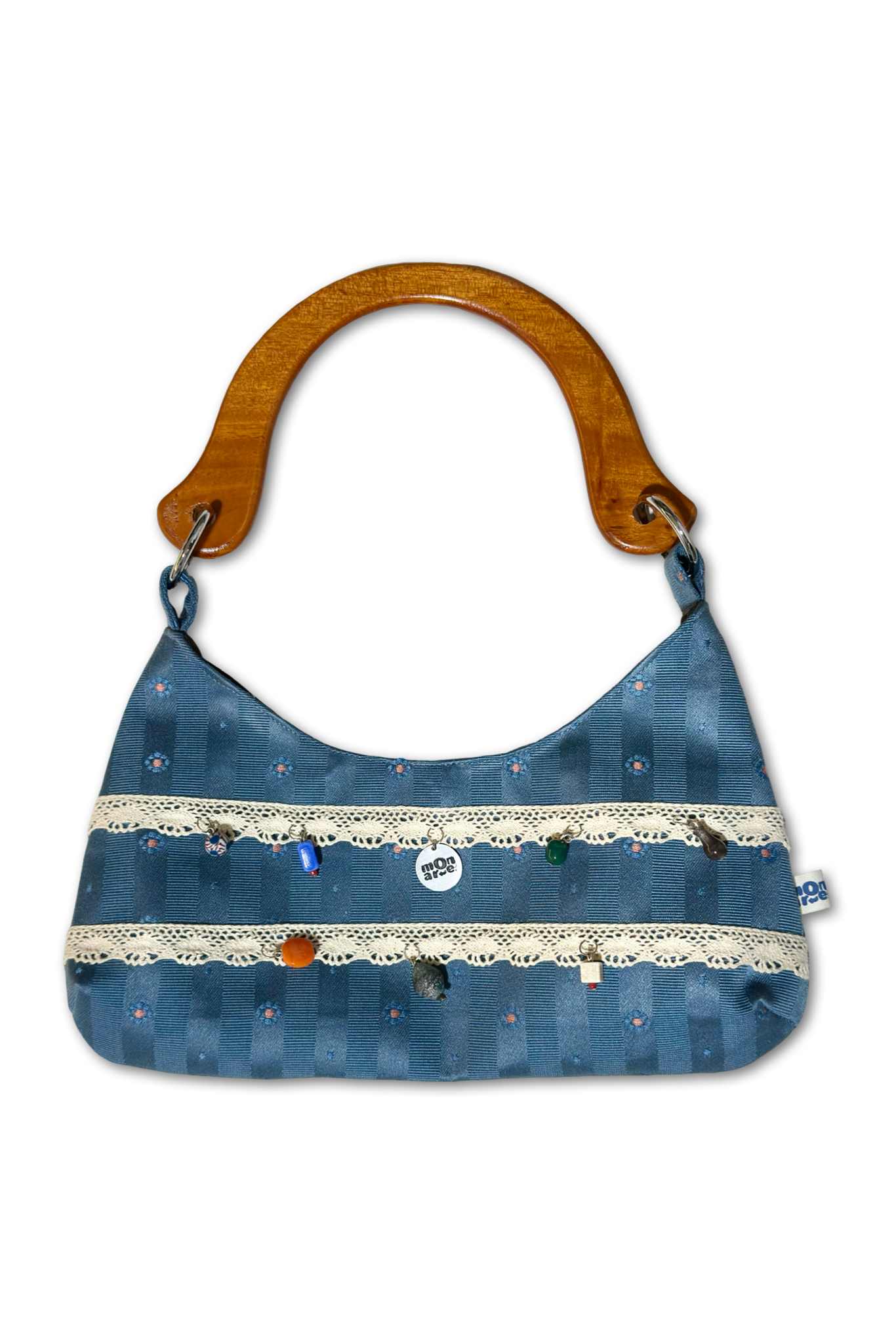 Borsa Trapeze Bloom Blue - Mon Arte