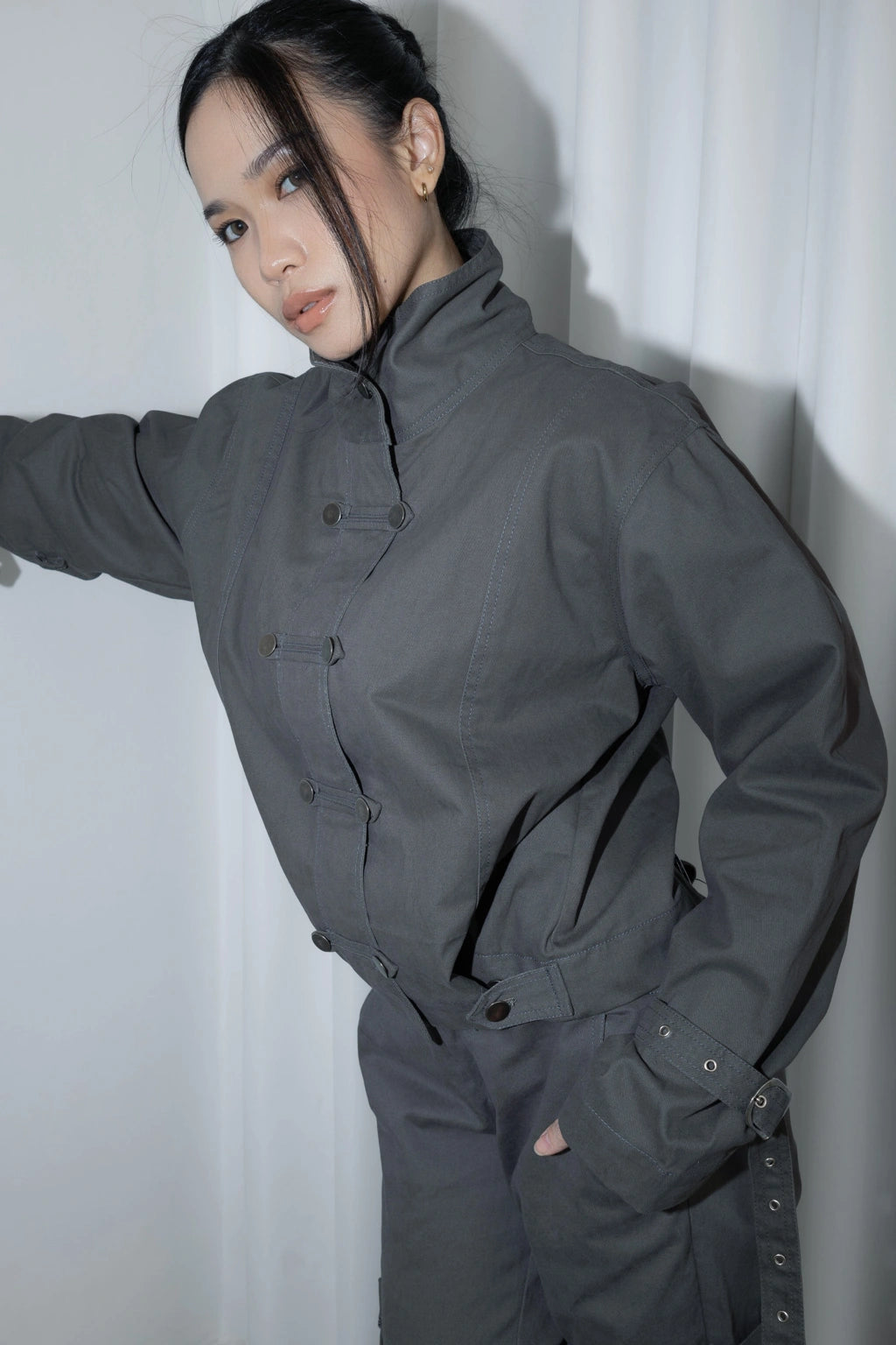 Modern Napoleon Jacket Grey - Catha