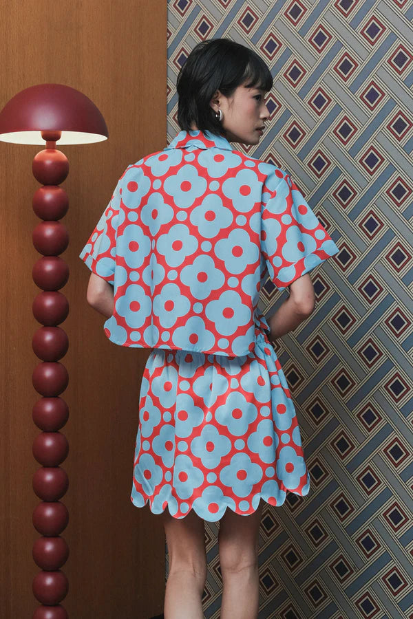 Kairi Shirt Cherry Sky - Kyrra