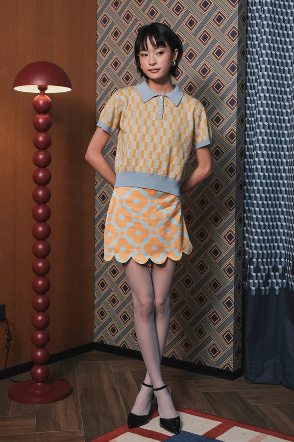 Hayley Polo Frosty Lemon - Kyrra