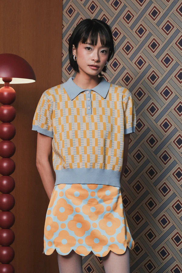 Hayley Polo Frosty Lemon - Kyrra