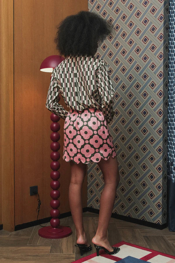 Cadie Skort Pink Pine - Kyrra