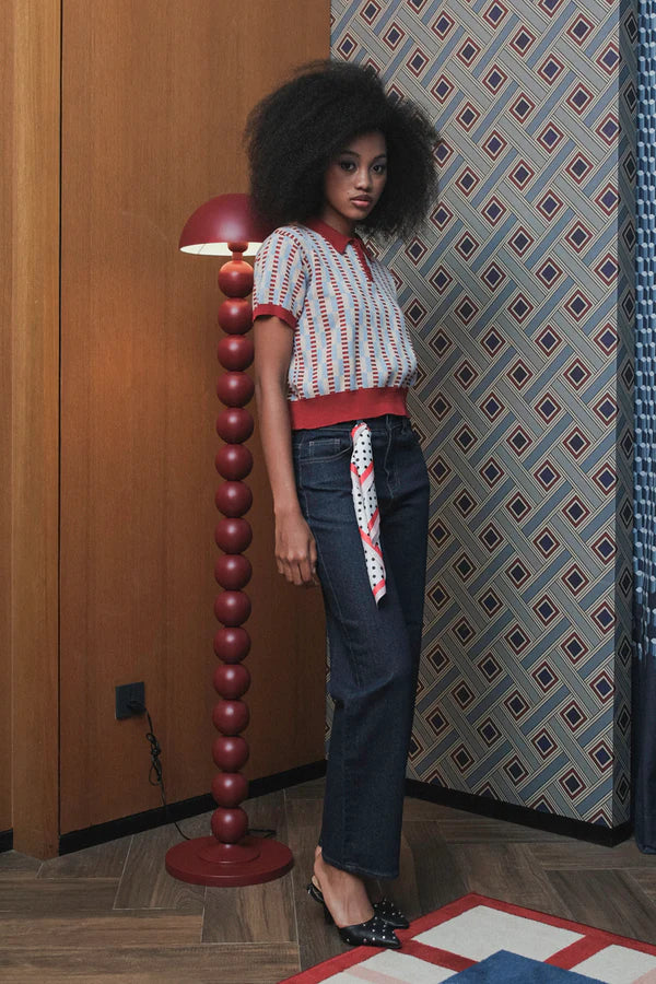 Hayley Polo Cherry Sky - Kyrra